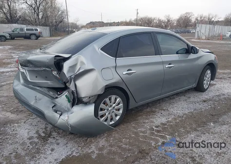 2014 Nissan Sentra Sv z USA, uszkodzony, nr VIN 3N1AB7AP8EY219906